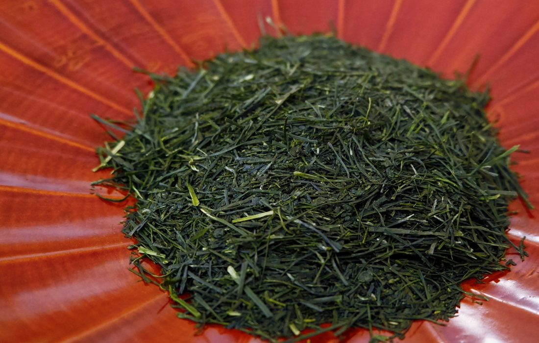 日本緑茶党の茶葉のイメージ